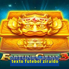 texto futebol ziraldo